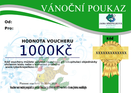 Vánoční poukaz 1000Kč