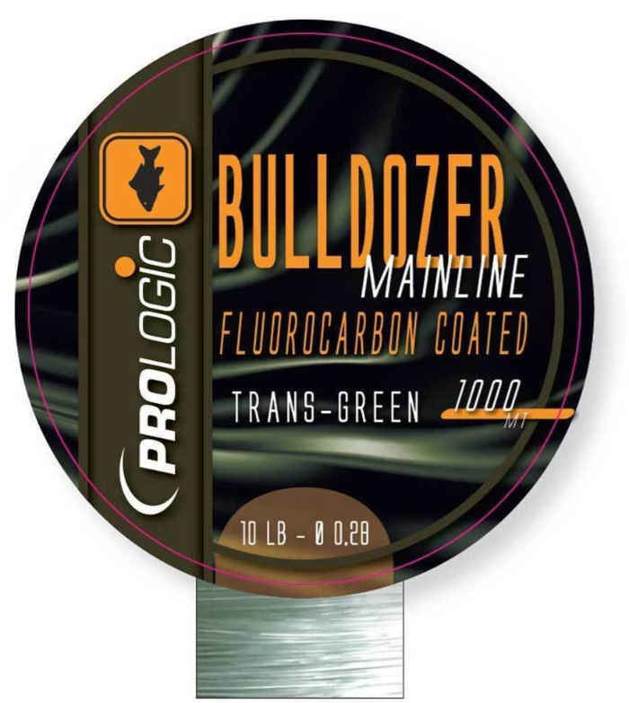 Prologic Bulldozer FC Coated Mono Trans Green 1000m 0,28mm