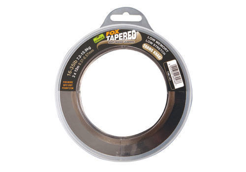 FOX Tapered Soft Mono Leaders 0,57mm 3x12m 7,2-15,9kg