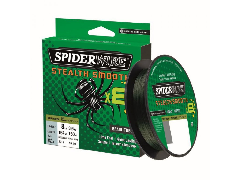 SPIDERWIRE 150m 0,20mm Moss Green