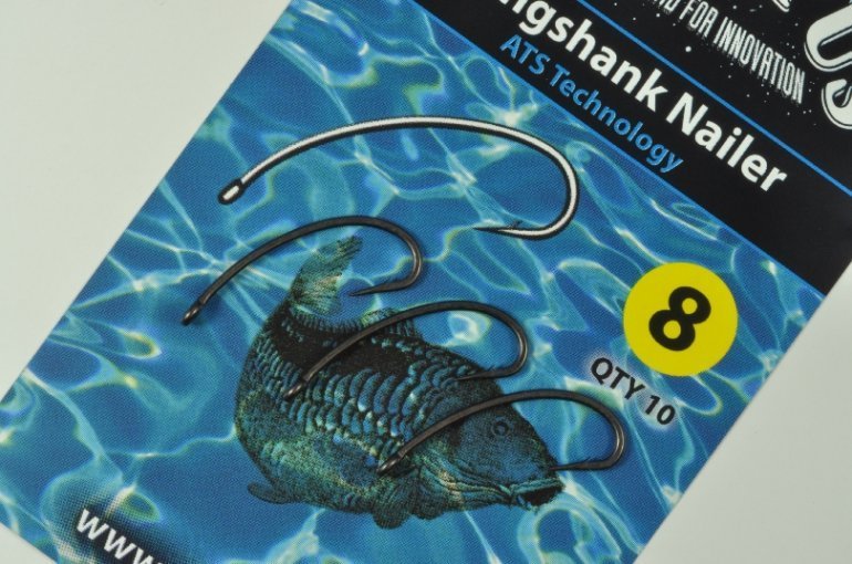 Háčky CarpRus Longshank Nailer vel.8