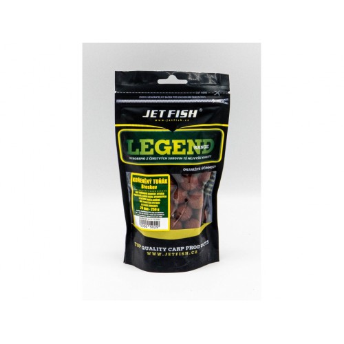 Jet Fish boilie Legend Kořeněný tuňák/broskev 20mm 250g
