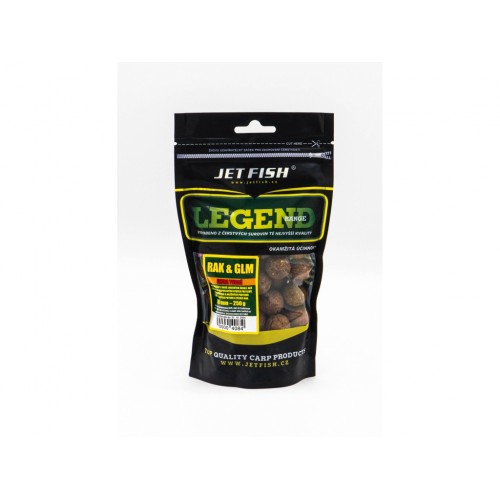 JET FISH Boilie Legend Range - 250g 20mm Rak a GLM
