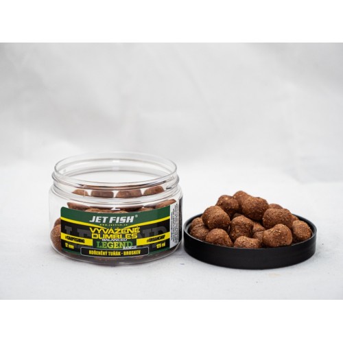 Jet Fish boosterované dumbles 200ml - Kořeněný tuňák/ broskev
