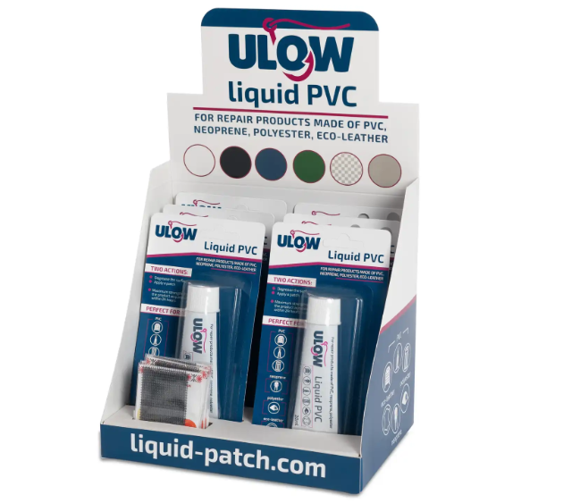 Lepidlo na člun a holínky Liguid Patch - šedé