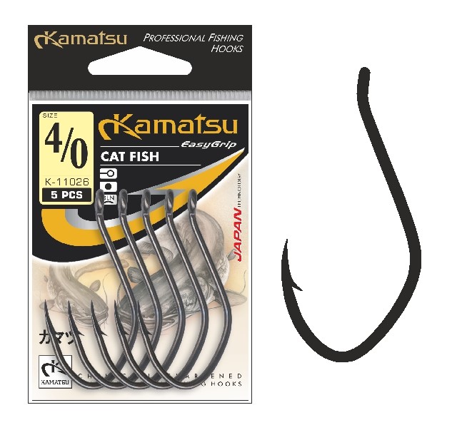 Kamatsu Háček Cat Fish s očkem vel.6/0 3ks