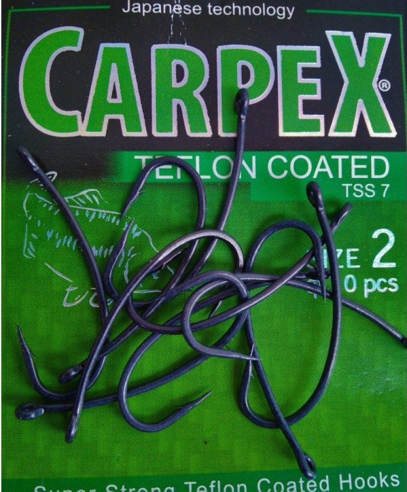 Háčky CarpeX teflon vel.2   10ks