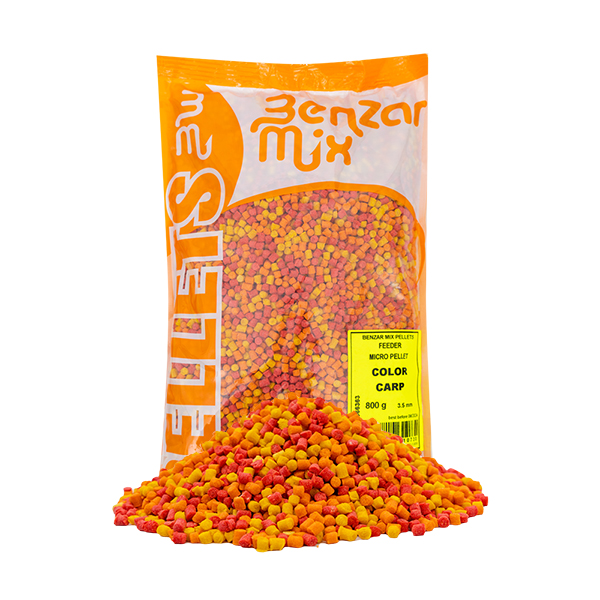 Benzar Mix pelety micro 800g 1,5mm color carp