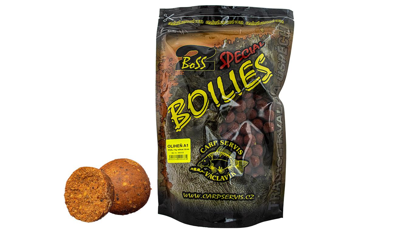 Boilies Boss2 - 200 g 20 mm - Oliheň A1