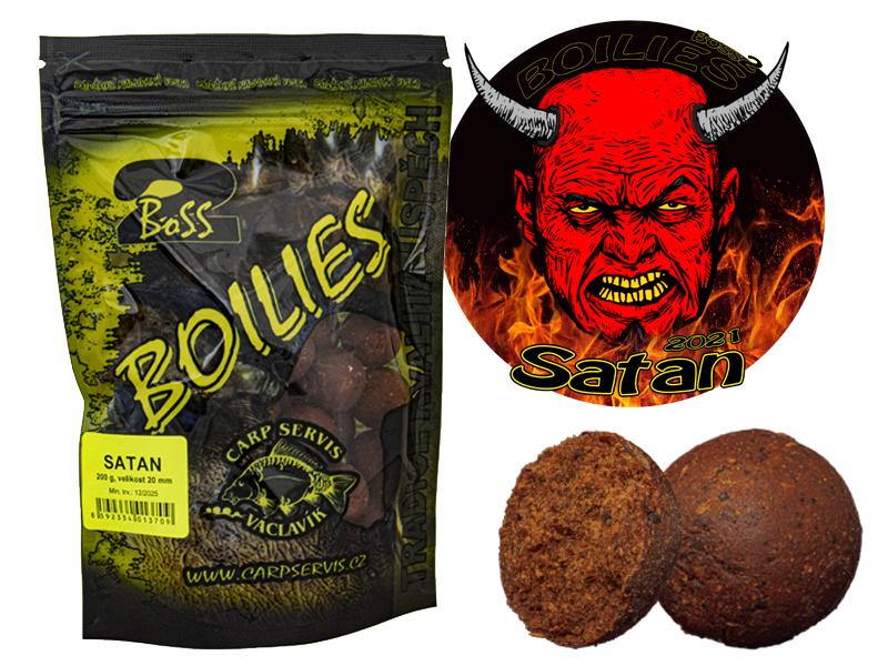 Carpservis boilie Boss2 200g 20mm Satan