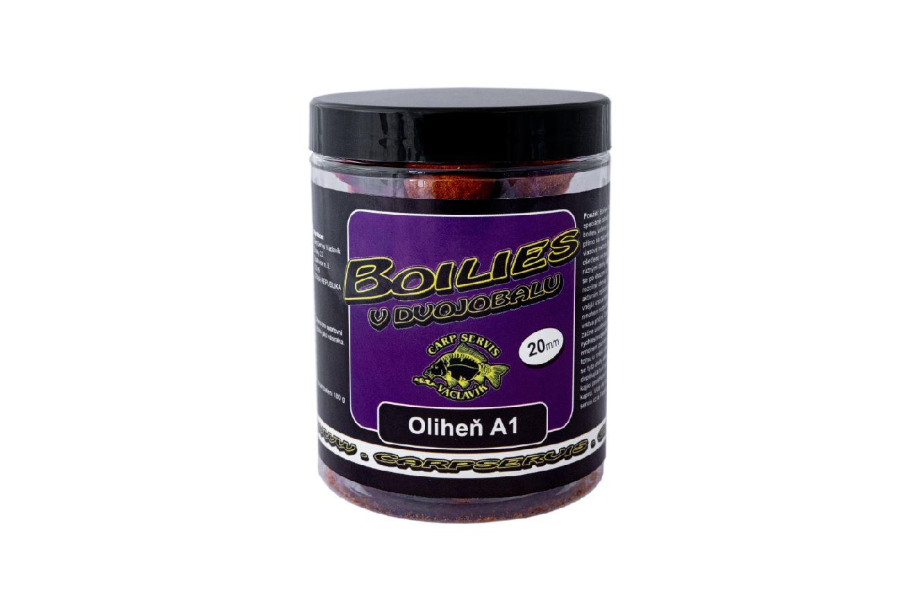 Carpservis boilie v dvojobalu 180g 20mm Oliheň A1