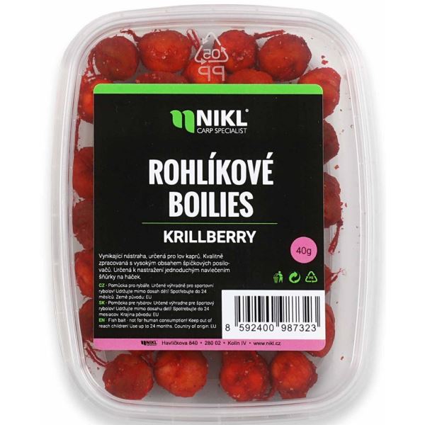 Nikl rohlíkové boilie 40g Krillberry