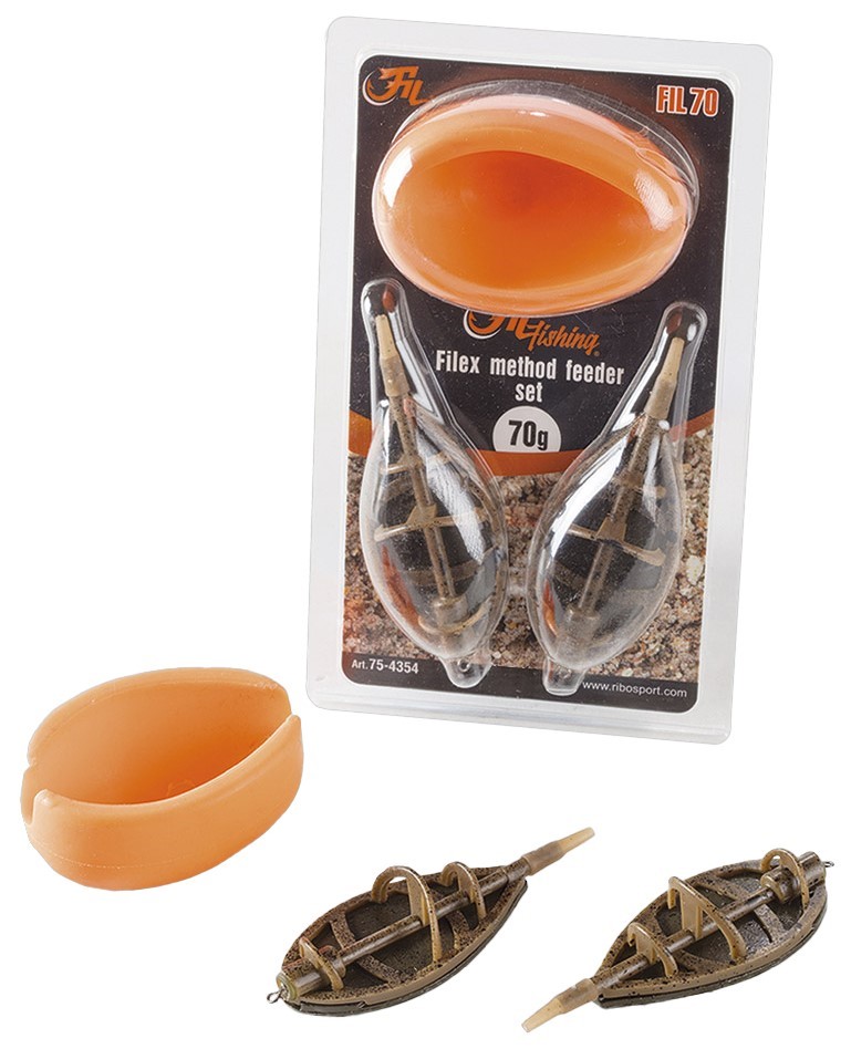 Filfishing Method Feeder Set FILEX 2+1 70g