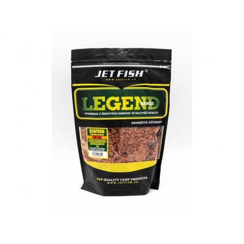 Jet Fish PVA Mix Legend Range 1kg Seafood Švestka Česnek