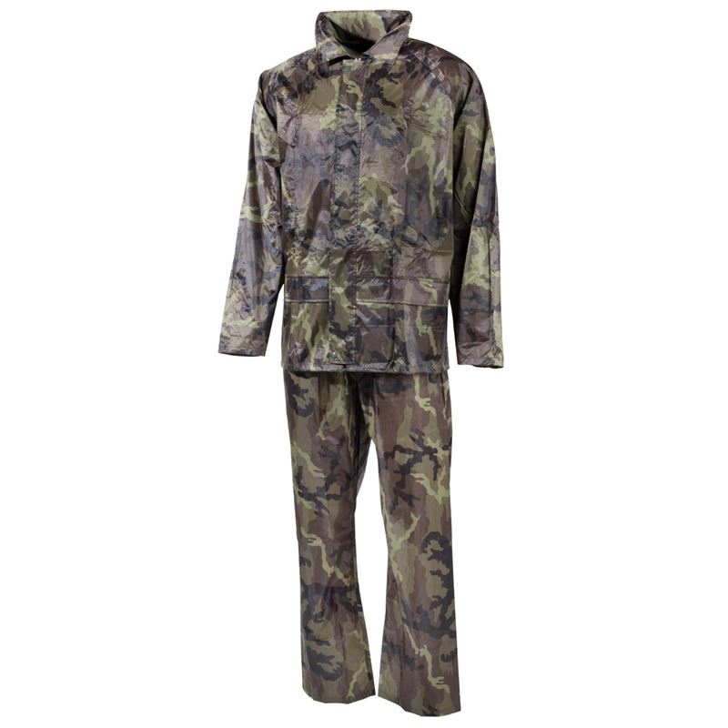 Oblek nepromokavý camo vel. M