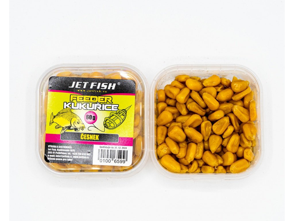 Jet Fish Feeder kukuřice 60g česnek