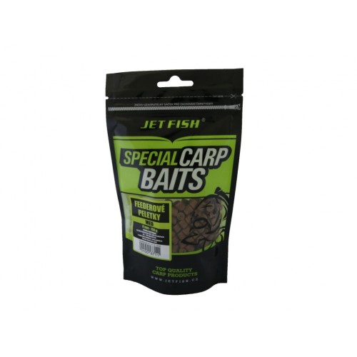 JET FISH Feederové  peletky 150g 250ml 8mm Med