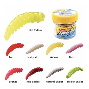 Berkley Powerbait vosí larva zlatá HONEY WORM 55ks