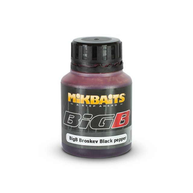 Mikbaits dip Legends ultra 125ml - BigB Broskev Black pepper