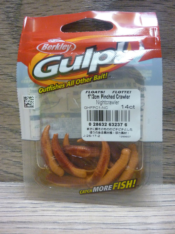 BERKLEY GULP Pinched Crawler Nightcrawler 14ks