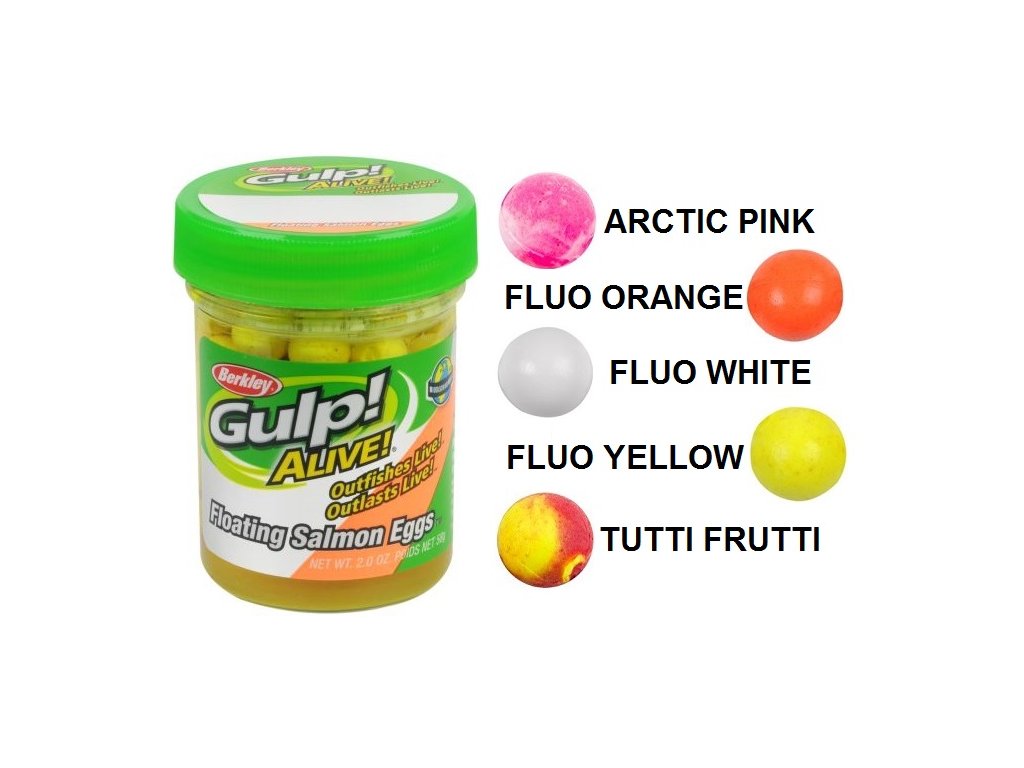 BERKLEY GULP lososová vajíčka Salmon Eggs Tutti Frutti