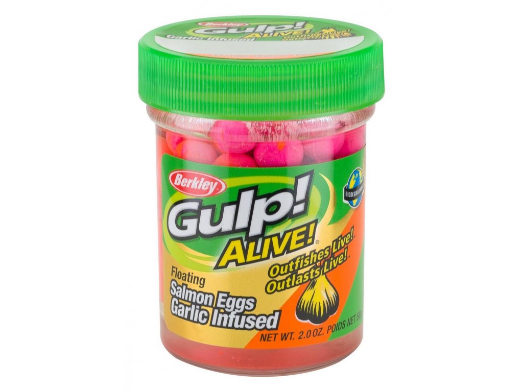 BERKLEY GULP lososová vajíčka Garlic Salmone Eggs