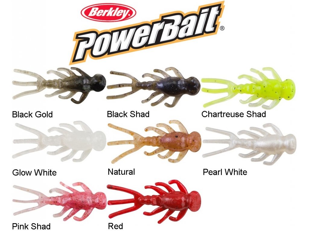 Berkley Powerbait ICE MAYFLY 2cm Chartreuse Shad 14ks