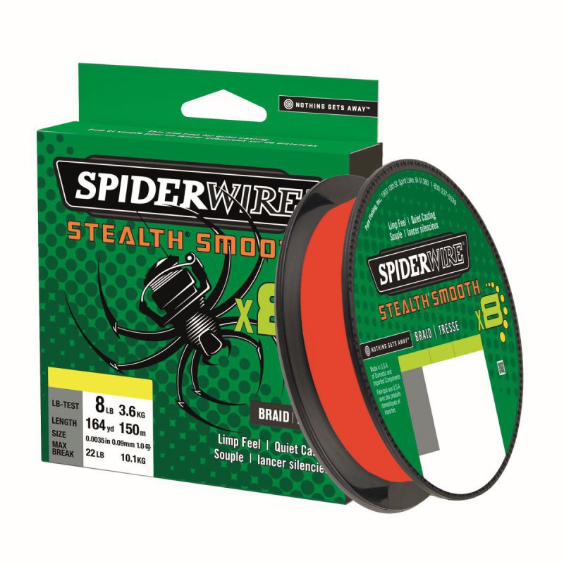 SPIDERWIRE Stealth Smooth 8x 300m 0,11mm/10,3kg Red