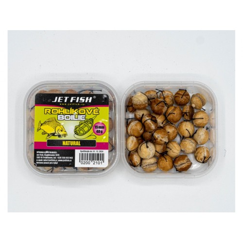 JET FISH Rohlíkové boilie 40g Natural