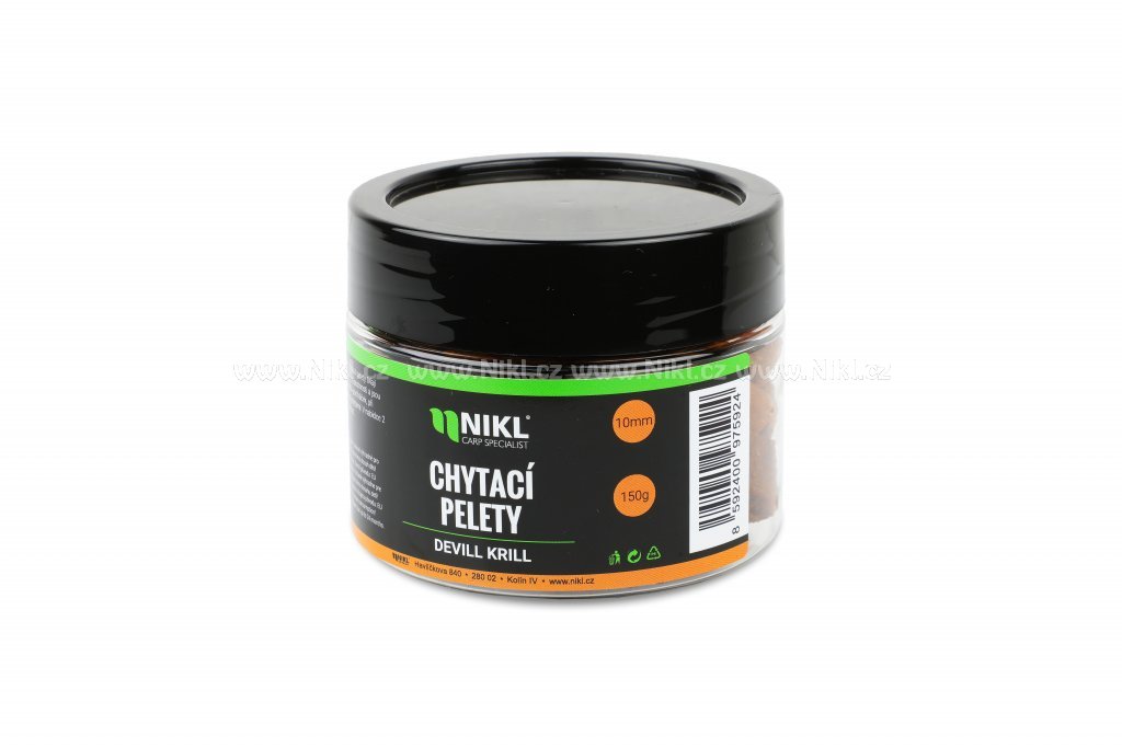 Nikl Chytací pelety Devill Krill 10mm, 150g