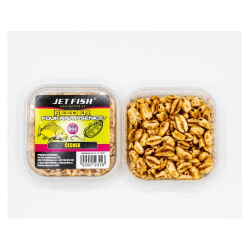 Jet Fish foukaná pšenice 100ml  česnek