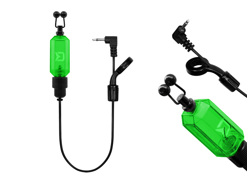 Řetízkový indikátor Delphin CUBIX Light zelený