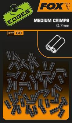 FOX SVORKY EDGES CRIMPS 60 KS 0,7 MM MEDIUM