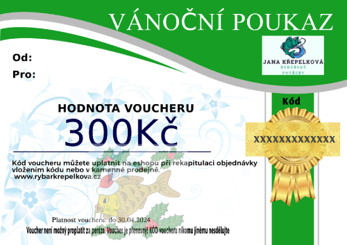 Vánoční poukaz 300Kč