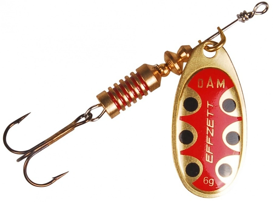 Rotační Třpytka Effzett Standard Spinner Cooper Black Dot