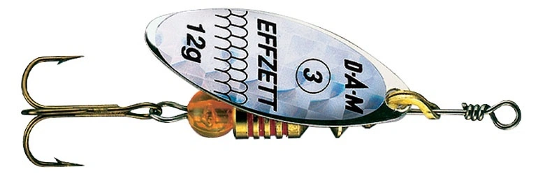 Rotační Třpytka DAM Effzett Predator Reflex Silver