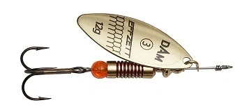 Třpytka DAM Effzett Predator Spinner Gold