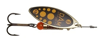 Třpytka DAM Effzett Predator Spinner Blacky