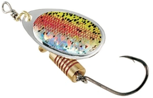 Rotační Třpytka DAM Effzett Spinner With Single Rainbow Trout