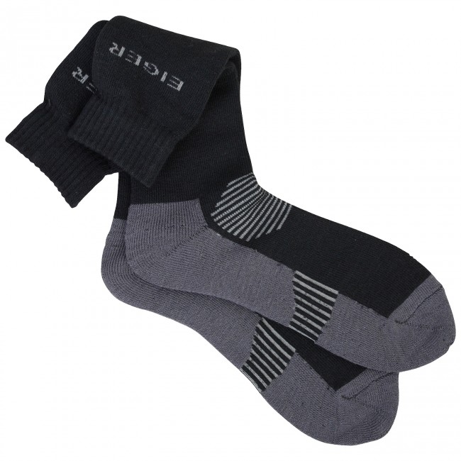 Eiger ponožky Alpina Sock 37/39  black/grey