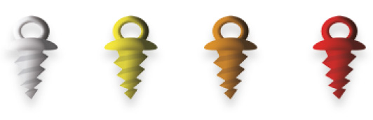 Suretti zarážka Pop Up Pegs oranžová 10ks