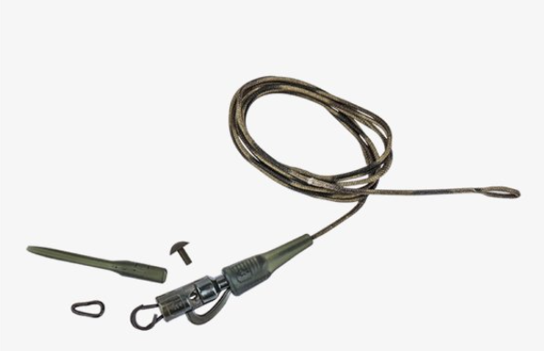 Prologic montáž Safetly Clip QC Swivel Metal Core Leader