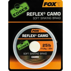Fox Návazcová Šňůrka Reflex Camo 20 m-Průměr 25 lb 