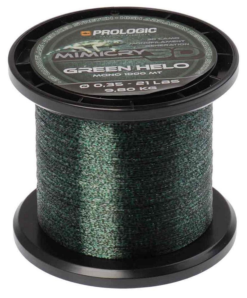 Prologic vlasec Mimicry Green Helo 1000m 18lbs 8,3kg 0,33mm