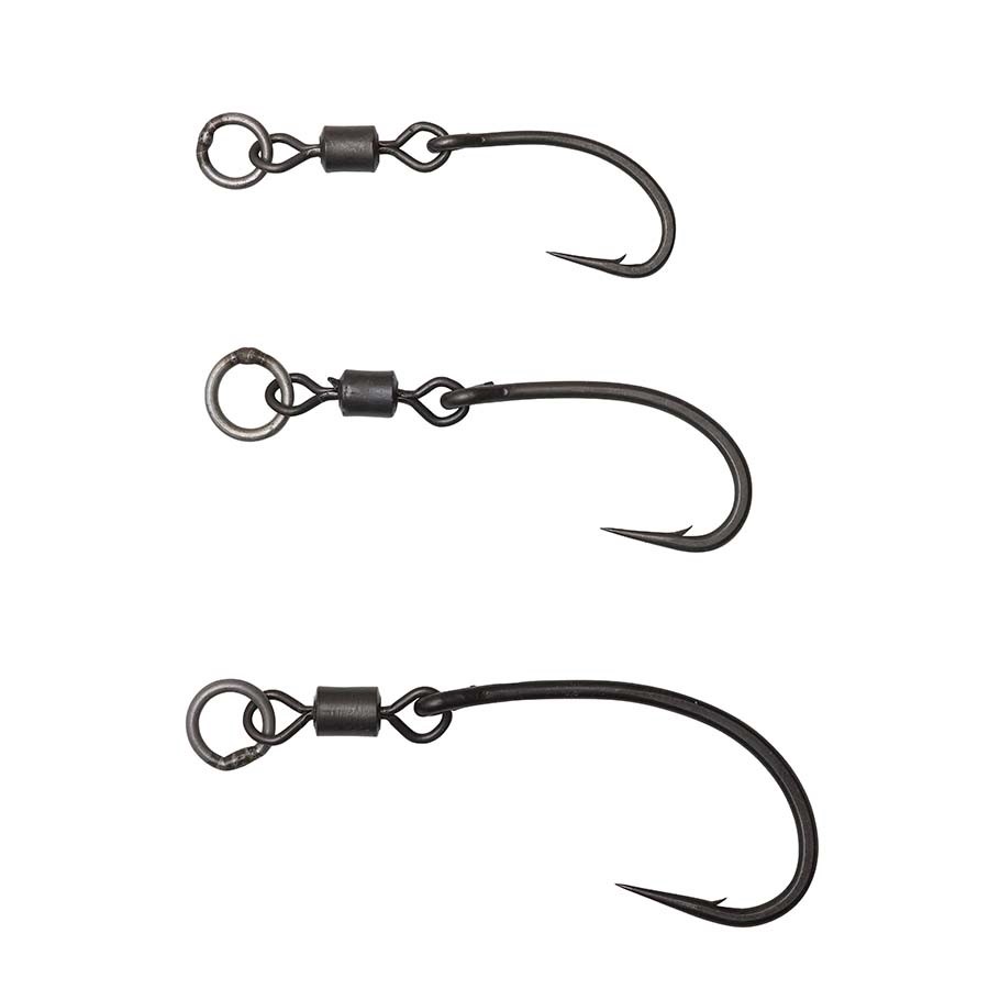 Prologic háčky s obratlíkem Swivel Hook CS- 5ks
