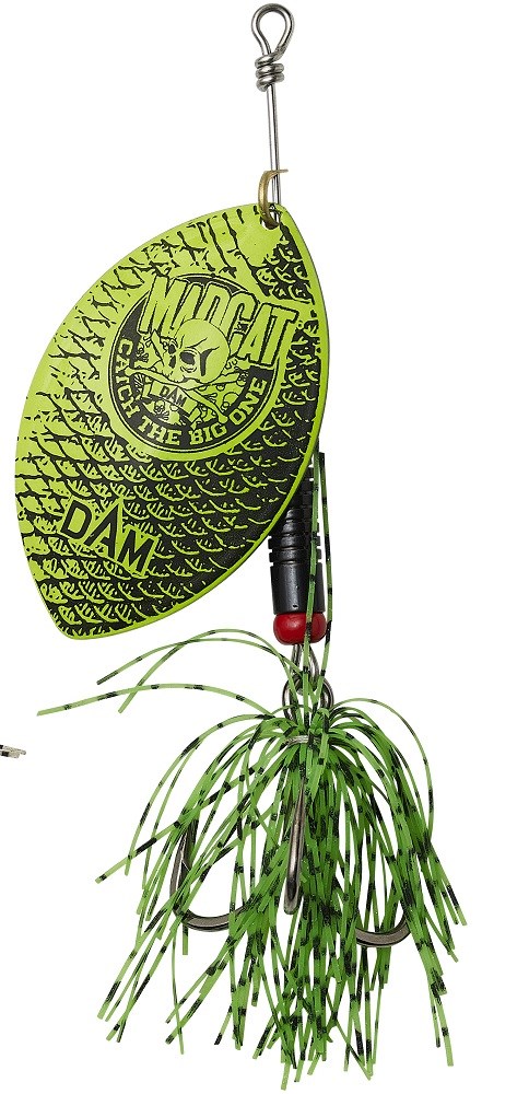 MAD-CAT Big Blade Spinner 3/0 55g sinking Fluo Green