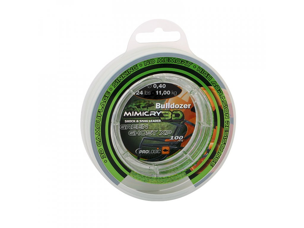 Prologic vlasec MIMICRY 3D GREEN GHOST XP 100m pr.0,60mm