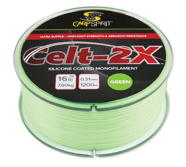Carp Spirit vlasec Celt -2X Mymetik Green 1600m- 0,285