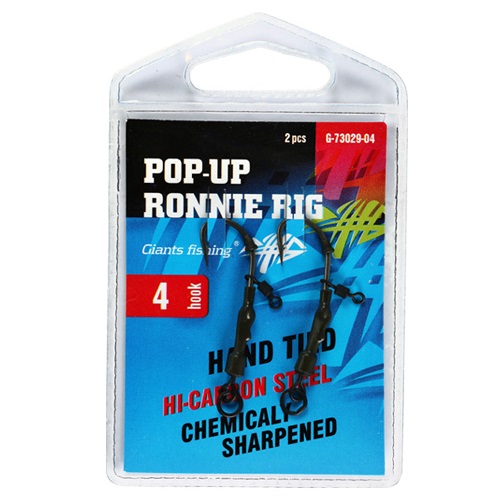 Giants fishing kaprový návazec Pop-Up Ronnie Rig vel.6, 2ks