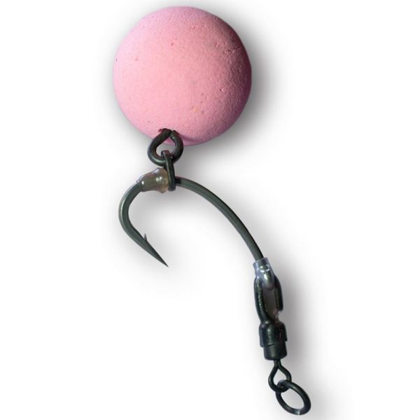 Garda háčky Ronnie Rig carp hook se zavrtávákem vel.8, 3ks s  protihrotem